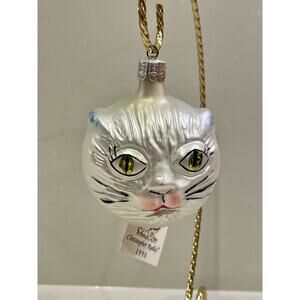 RARE Christopher Radko 1990 Tabby Ornament